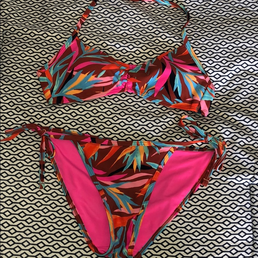 Aerie Swimsuit Set - size xs, pink & colorful
